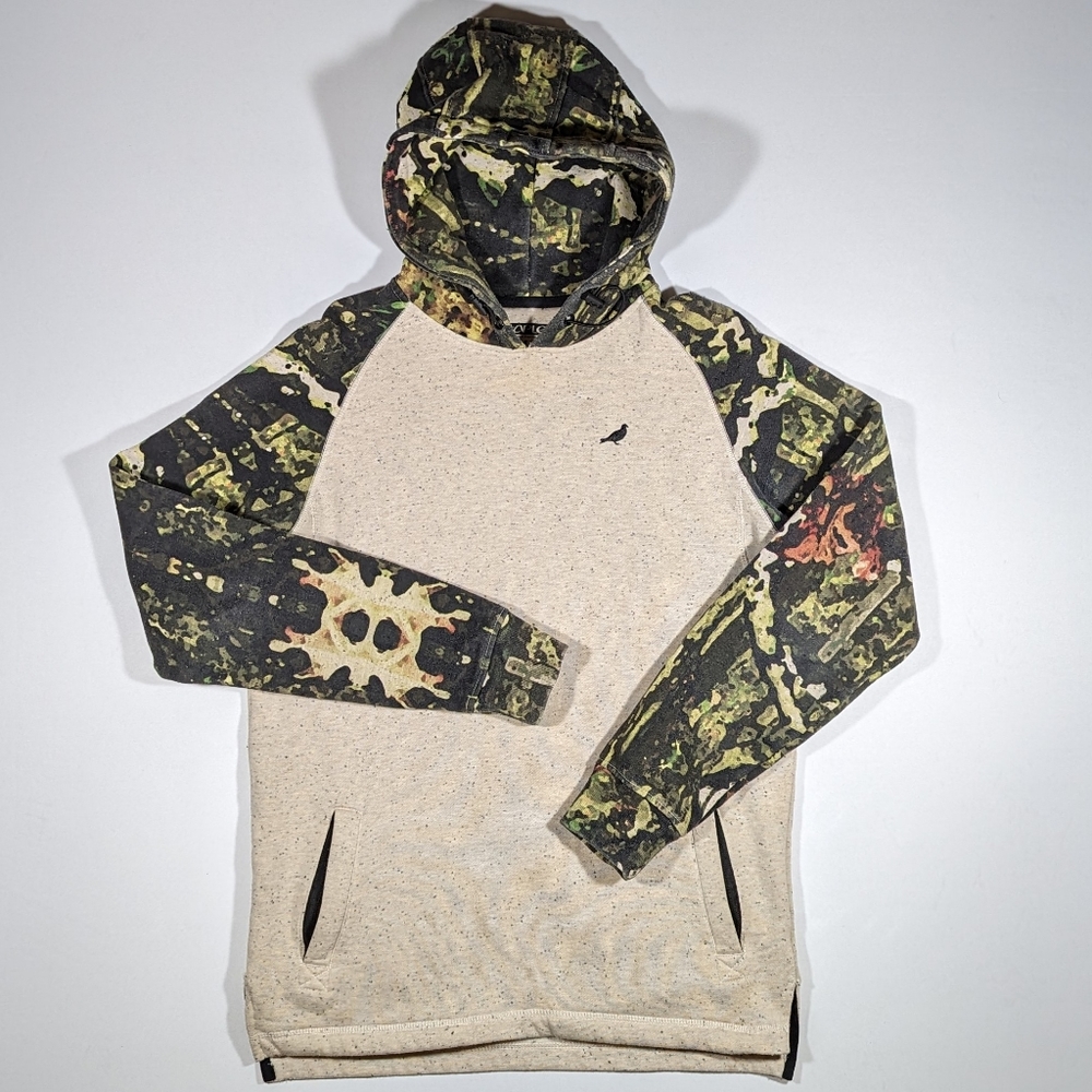 Staple Pigeon Pullover Hoodie Sweatshirt Green Camo Mens Size Medium